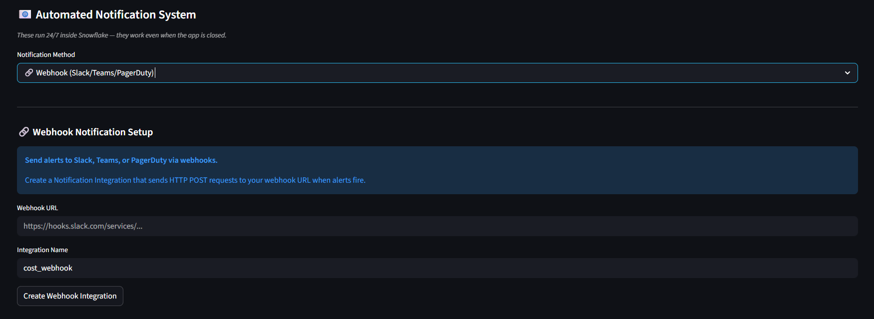 Webhook Setup